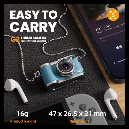 Mini kamera G2 32GB bela