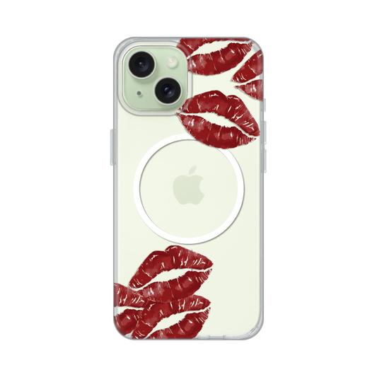 Torbica Print Magsafe za iPhone 15 6.1 Kisses