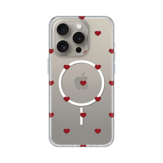 Torbica Print Magsafe za iPhone 15 Pro 6.1 Red Hearts