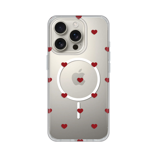 Torbica Print Magsafe za iPhone 16 Pro 6.3 Red Hearts