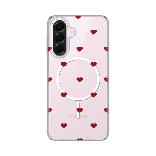 Torbica Print Magsafe za Samsung A566B Galaxy A56 Red Hearts