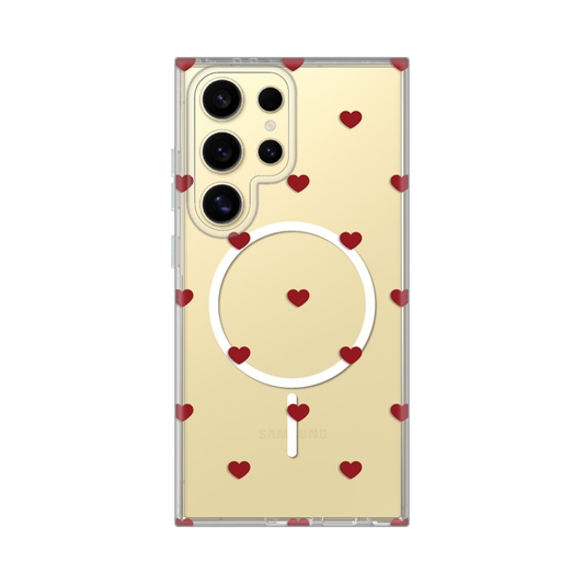 Torbica Print Magsafe za Samsung S918B Galaxy S23 Ultra Red Hearts