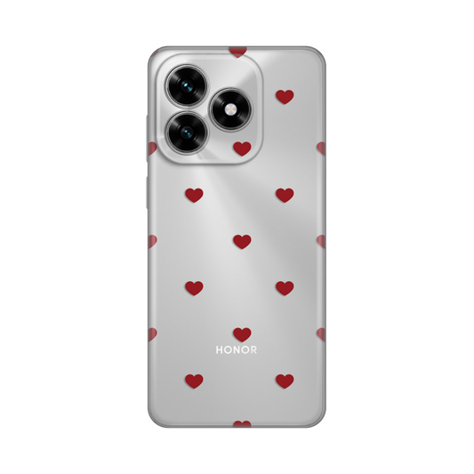Torbica Silikonska Print za Honor X5c Plus Red Hearts