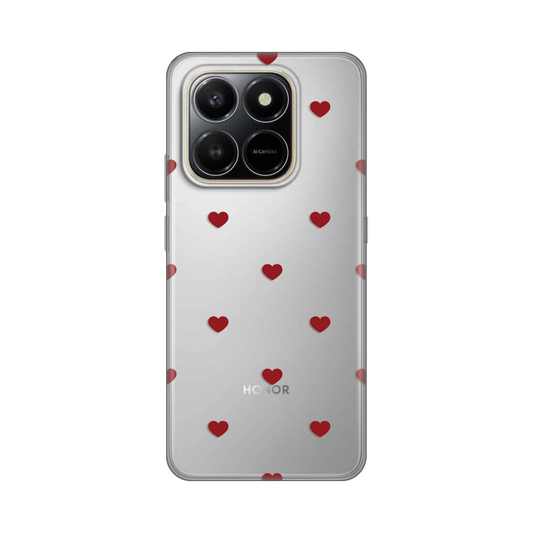 Torbica Silikonska Print za Honor X7d 4G/400 Smart 5G Red Hearts