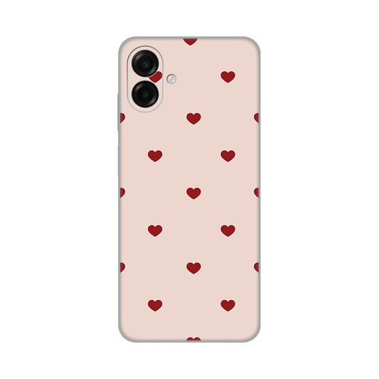 Torbica Silikonska Print za Samsung A075F Galaxy A07 Beige Hearts