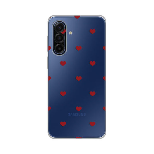 Torbica Silikonska Print za Samsung A175F Galaxy A17 Red Hearts