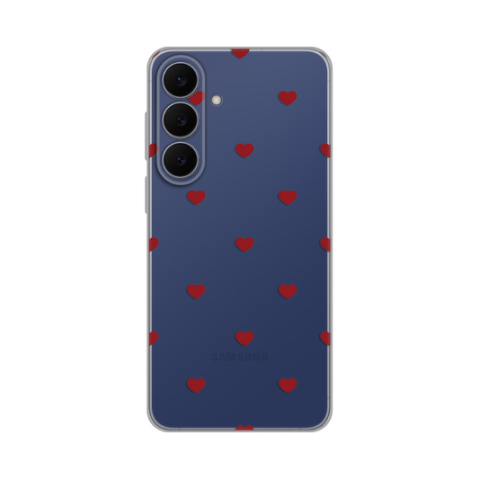 Torbica Silikonska Print za Samsung S731B Galaxy S25 Fe Red Hearts