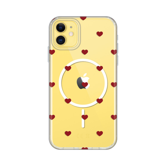 Torbica Print Magsafe za iPhone 11 6.1 Red Hearts