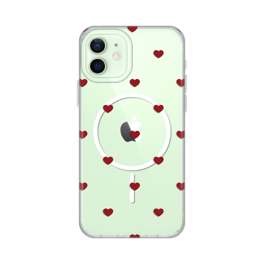 Torbica Print Magsafe za iPhone 12/12 Pro 6.1 Red Hearts