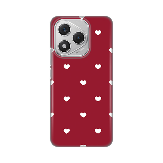 Torbica Silikonska Print Skin za Honor 400 Lite Burgundy Hearts