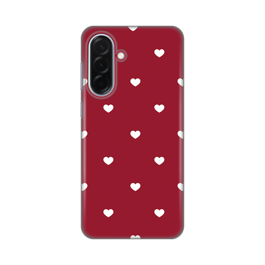 Torbica Silikonska Print Skin za Samsung A366B Galaxy A36 5G Burgundy Hearts