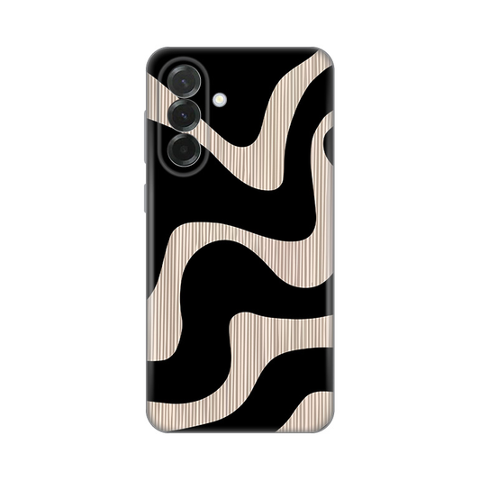 Torbica Silikonska Print Skin za Samsung A376B Galaxy A37 5G Black Flow