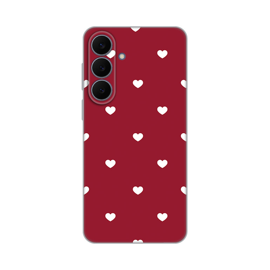 Torbica Silikonska Print Skin za Samsung S731B Galaxy S25 Fe Burgundy Hearts