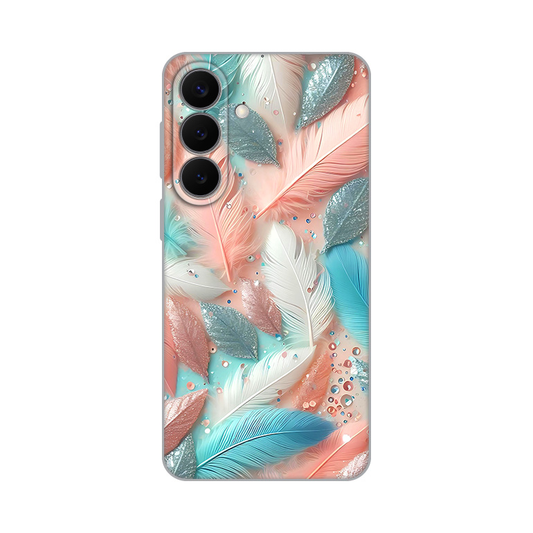 Torbica Silikonska Print za Samsung S946B Galaxy S26 Plus Pastel Feathers
