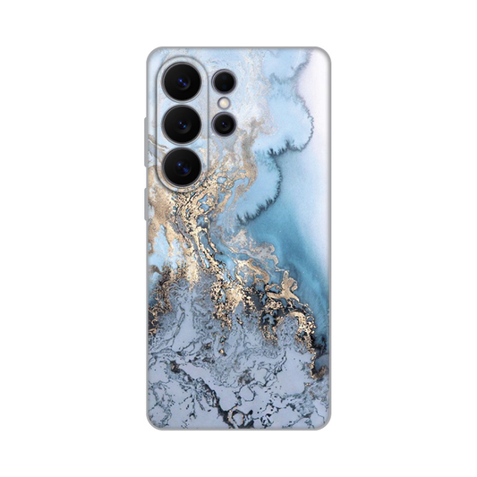Torbica Silikonska Print za Samsung S948B Galaxy S26 Ultra Blue Gold Marble