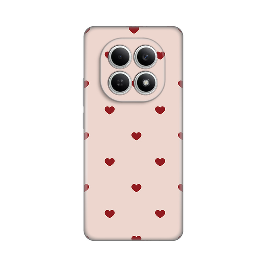 Torbica Silikonska Print za Xiaomi Redmi Note 15 4G Beige Hearts