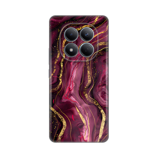 Torbica Silikonska Print za Xiaomi Redmi Note 15 Pro 4G Burgundy