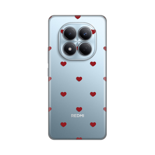 Torbica Silikonska Print za Xiaomi Redmi Note 15 Pro 4G Red Hearts