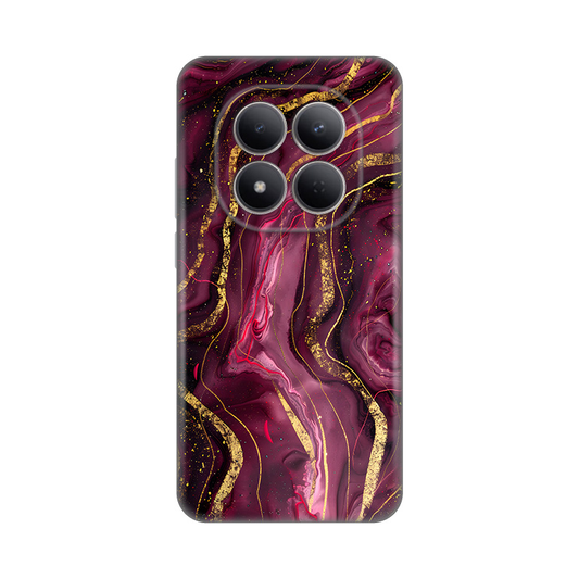 Torbica Silikonska Print za Xiaomi Redmi Note 15 Pro 5G Burgundy