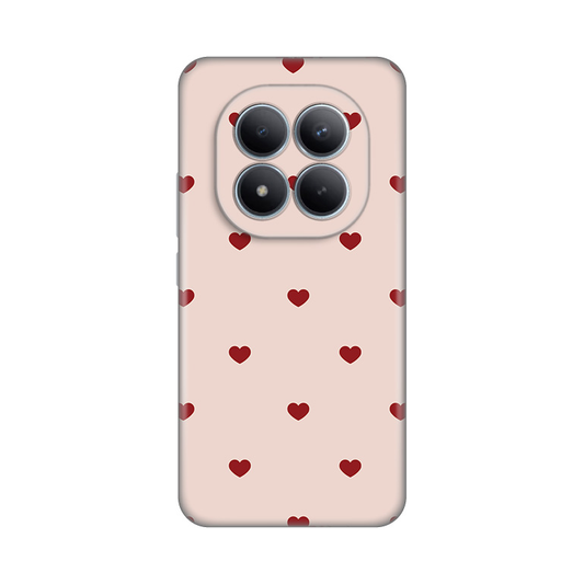 Torbica Silikonska Print za Xiaomi Redmi Note 15 Pro Plus 5G Beige Hearts