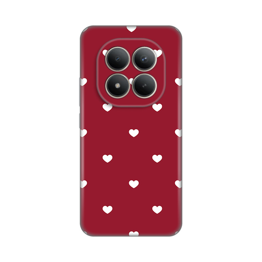 Torbica Silikonska Print Skin za Xiaomi Redmi Note 15 Pro Plus 5G Burgundy Hearts