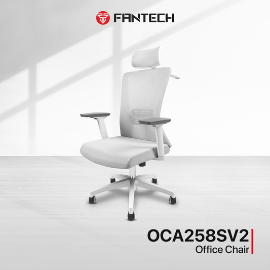 Stolica Office Fantech OC-A258SV2 bela