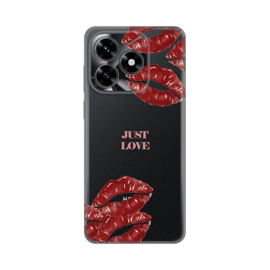 Torbica Silikonska Print Skin za Honor X5c Plus Just Love Pink