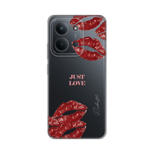 Torbica Silikonska Print Skin za Xiaomi Redmi 15C 4G Just Love Pink