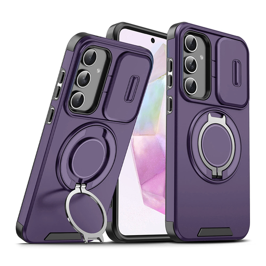 Torbica CamShield Ring stand za Samsung A576B Galaxy A57 5G ljubicasta