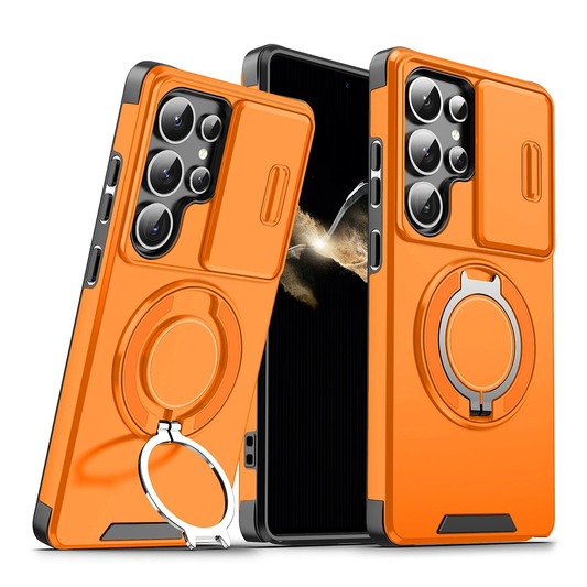 Torbica CamShield Ring stand za Samsung S948B Galaxy S26 Ultra narandzasta