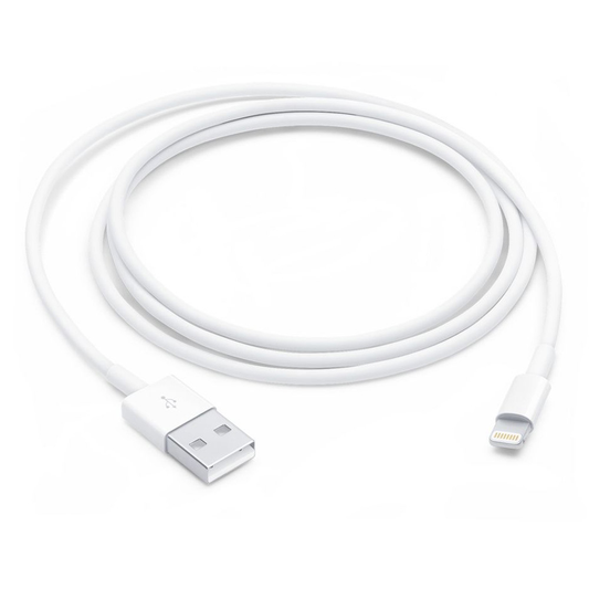 Data kabl L za iPhone 11-14 USB na Lightning beli 1m