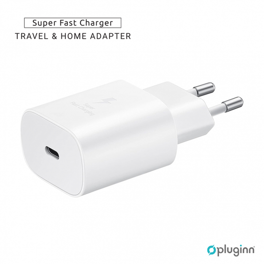 Kucni Punjac Pluginn AJ-25 KP-614C PD Fast 25W za Samsung beli CE