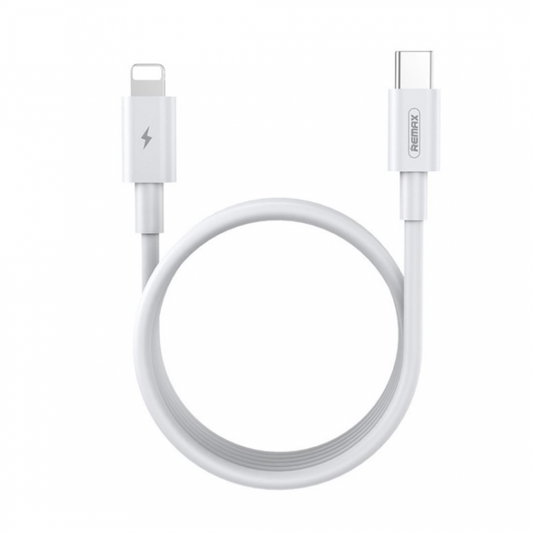 Data kabl REMAX RC-183i PD 30W Type C na iPhone lightning 2m beli