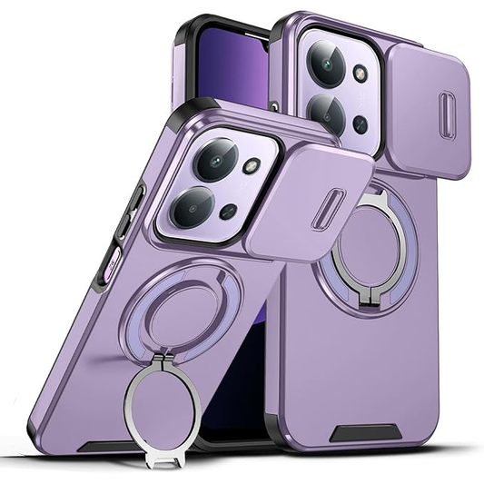 Torbica CamShield Ring stand za Xiaomi Redmi 15C 4G EU 173mm ljubicasta