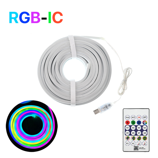 LED svetlo Neon rope RGB 10m