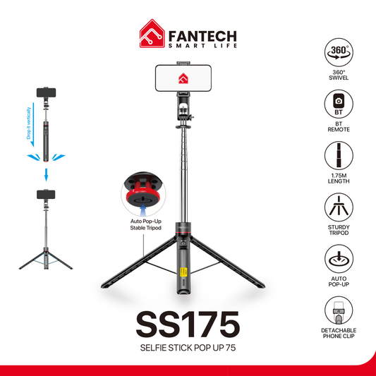 Selfie stick Fantech SS175 selfi stap crni