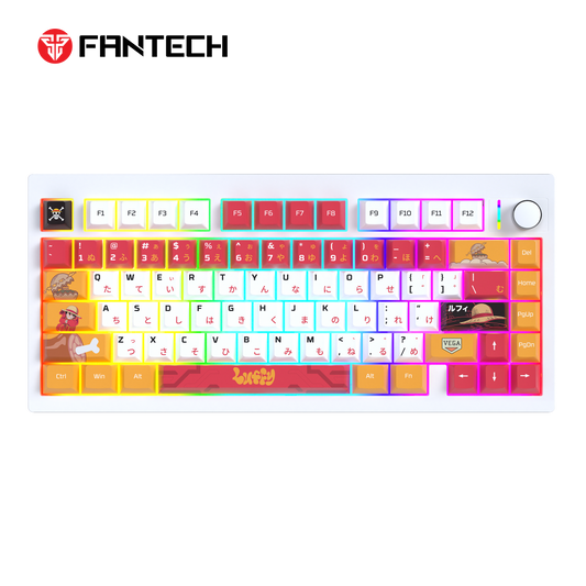 Tastatura Mehanicka Gaming Fantech MK921 Maxfit 8 Wireless ONE PIECE - LUFFY (brown switch)