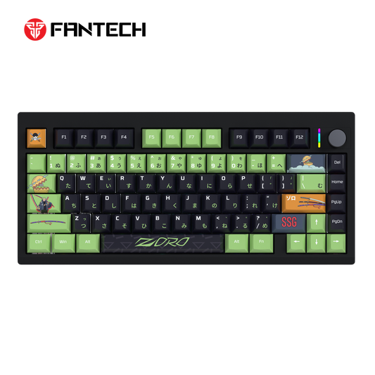Tastatura Mehanicka Gaming Fantech MK921 Maxfit 8 Wireless ONE PIECE - ZORO (brown switch)