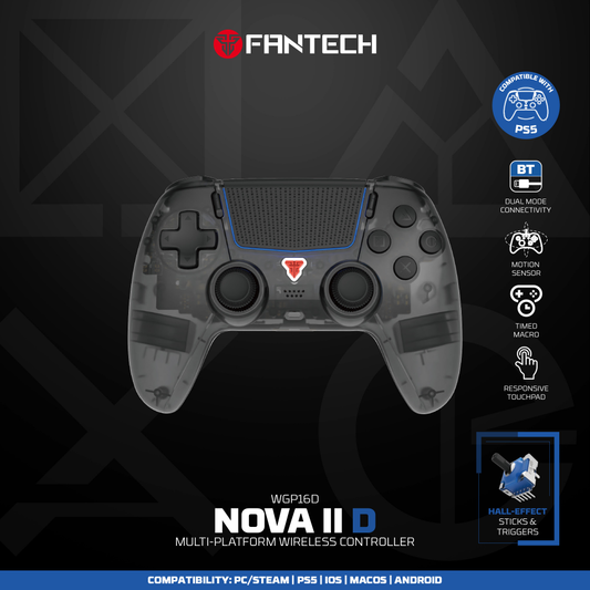 Joypad wireless Fantech WGP16D Nova II D crni