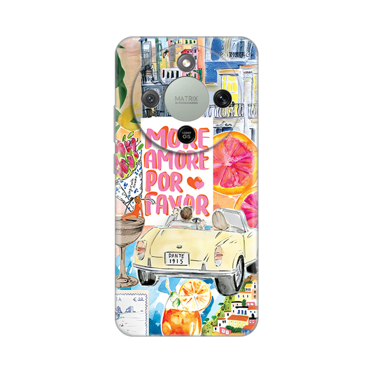 Torbica Silikonska Print za Honor Magic 8 Lite More Amore