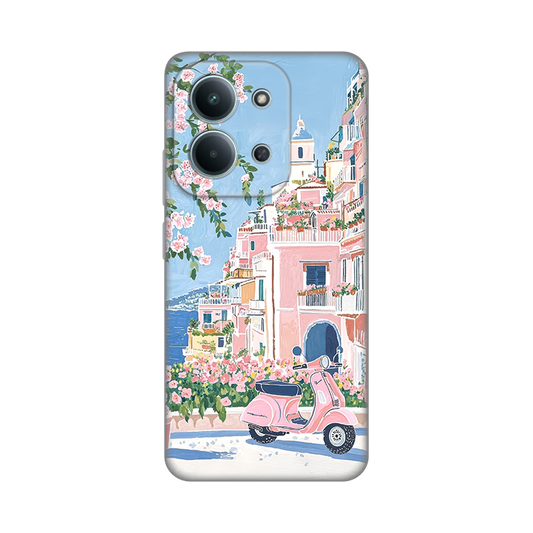 Torbica Silikonska Print za Xiaomi Redmi 15C 4G Pink Italy