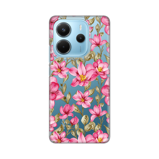Torbica Silikonska Print za Xiaomi Redmi Note 14 4G (SRB) Magnolia