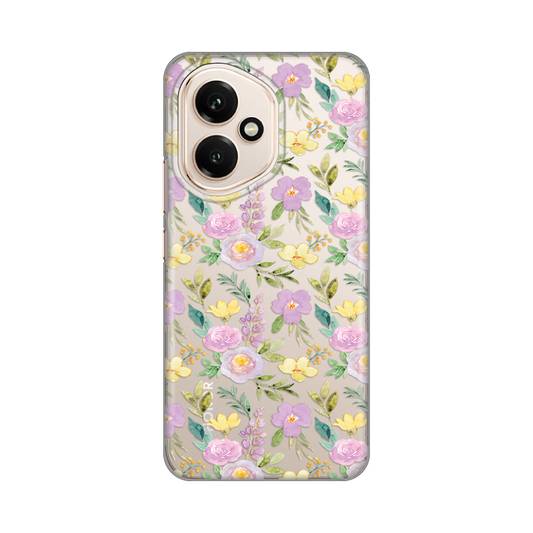 Torbica Silikonska Print Skin za Honor 400 Soft Flowers