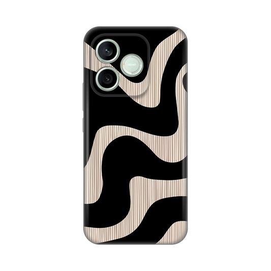 Torbica Silikonska Print Skin za Honor 600 Lite Black Flow