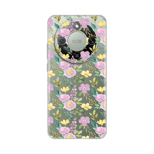 Torbica Silikonska Print Skin za Honor Magic 8 Lite Soft Flowers