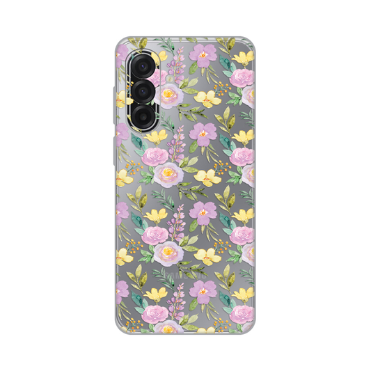 Torbica Silikonska Print Skin za Samsung A175F Galaxy A17 Soft Flowers