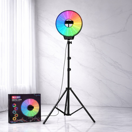 LED lampa RGB MJ261 sa drzacem za mobilni telefon