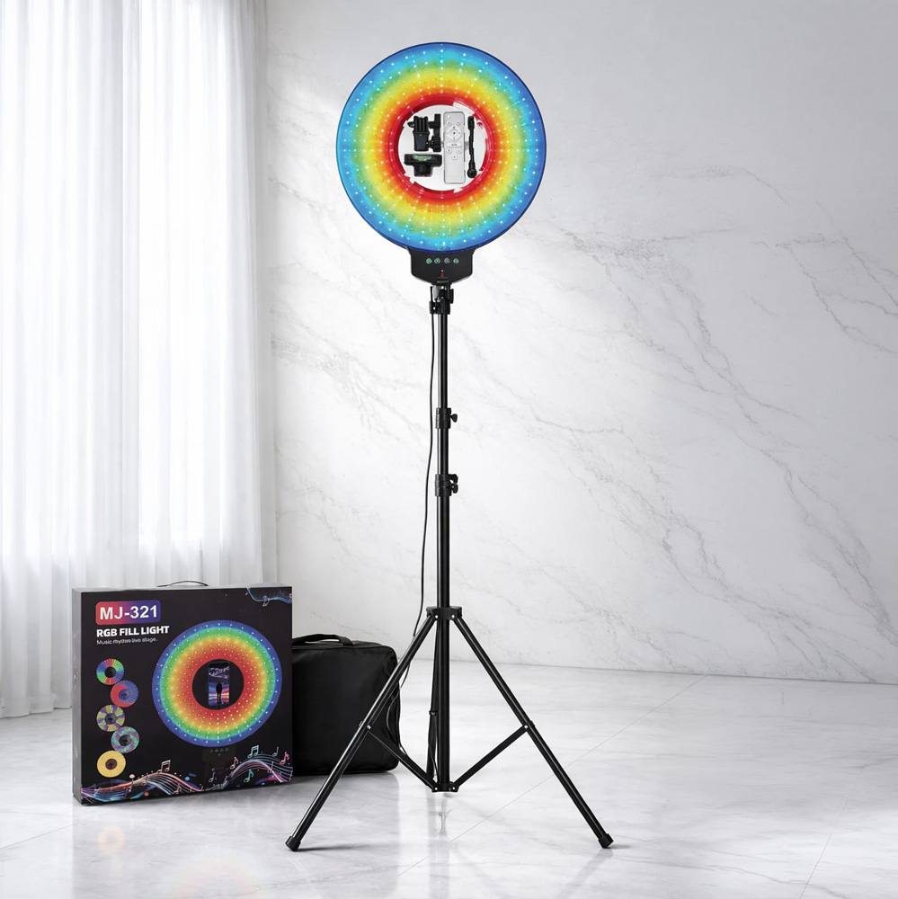 LED lampa RGB MJ321 sa drzacem za mobilni telefon