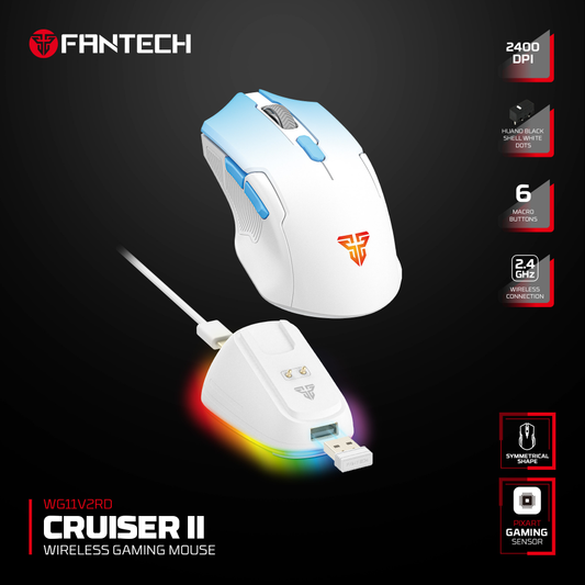 Mis Wireless Fantech WG11V2RD Cruiser II plavi