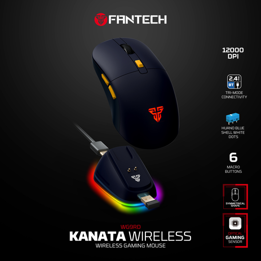 Mis Wireless Gaming Fantech WG9RD Kanata plavi